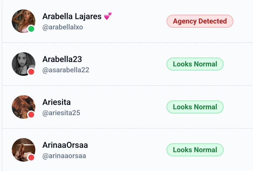 Agency Detection - Identify Managed Creators