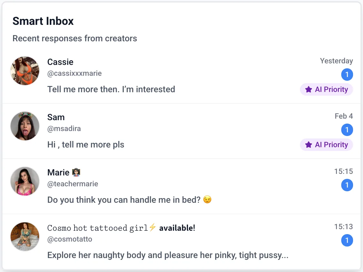 Smart Inbox with AI Priority Filtering